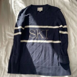 Sail to Sable—Navy Blue SKI Sweater